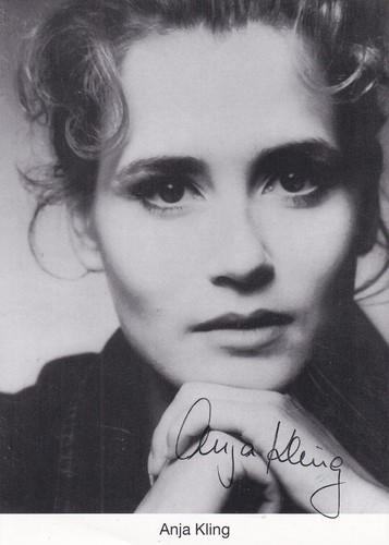 Autogramm anja kling - -,