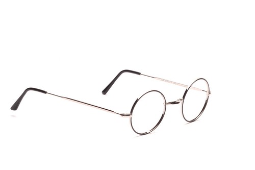Runde metallfassung brille - runde,