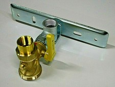 Gaszählerplatte   Einrohrgaszähler Platte   mit Kugelhahne  DN25  1"  DVGW  NEU