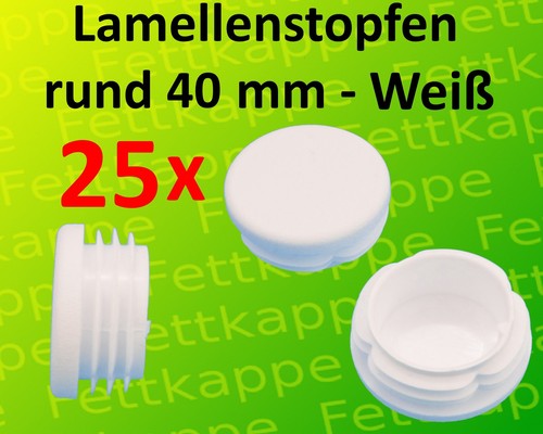 Lamellenstopfen weiss ø - lamellenstopfen,
