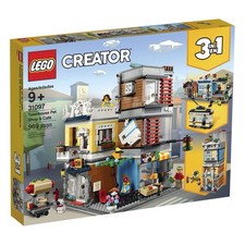 LEGO Creator 3-in-1 Set 31097 –Stadthaus mit Zoohandlung und Café 