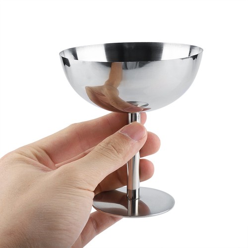Eisbecher aus edelstahl - eisbecher,