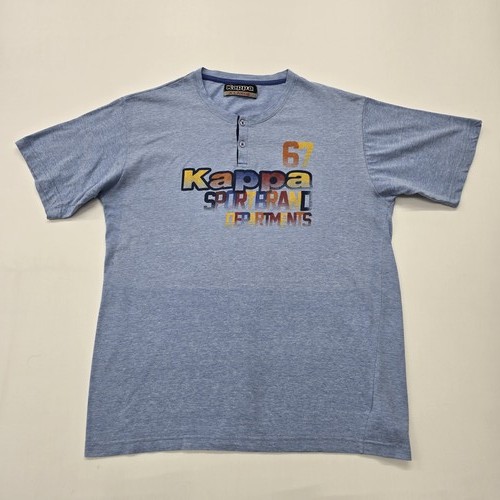 Kappa herren shirt blau - t-shirt,
