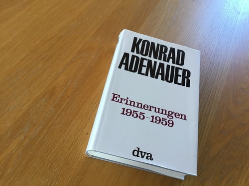 Konrad adenauer erinnerungen - adenauer,