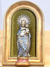 Emaillierte Jungfrau Maria mit