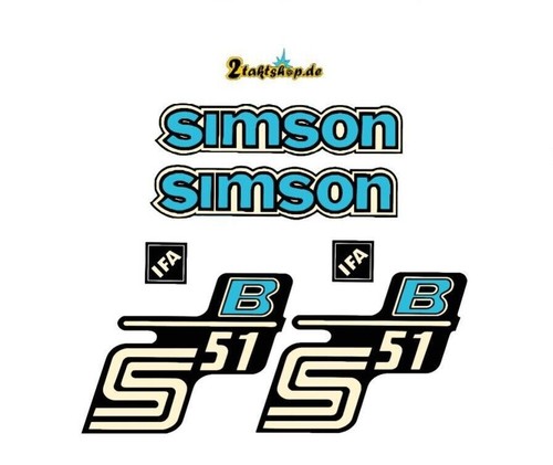 Simson s51 wasserabziehbild - simson,