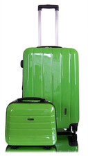 Kombi Set 50cm POLYCARBON  Hartschale Trolley Koffer Trolly Beautycase  LONDON 