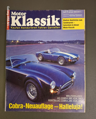 Motor klassik 1993 ac - klassik, 1/1993,