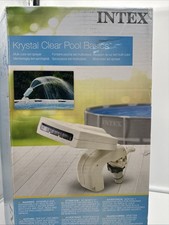 Intex Wasserfontäne Springbrunnen Wasserfall mit LED Poollicht für Pools