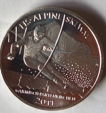 10 Euro Gedenkmünze "FIS Alpine Ski WM Garmisch-Partenkirchen 2010"  " J "