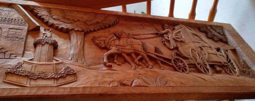 Holzbild holzrelief - holzbild,