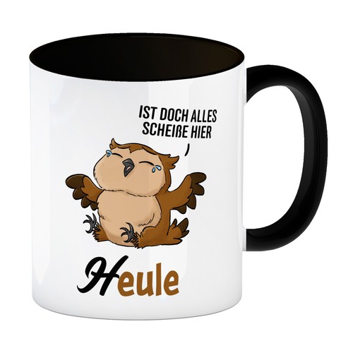 Eule heule kaffeebecher in - heule,