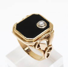 Herrenring karat 585 gold - herrenring,