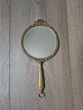 Antiker Handspiegel Messing