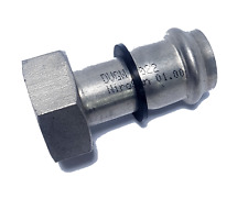 NiroSan Pressfitting Edelstahl V4A Überwurfmutter Verschraubung 15, 18, 22, 28