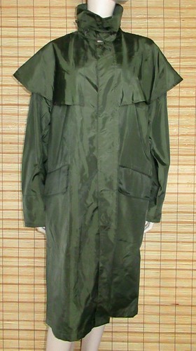 Grüner regenmantel raincoat - -,