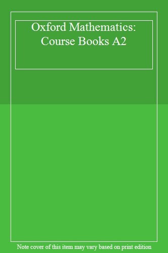 Oxford mathematics course - oxford,