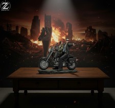 Terminator auf motorrad 3d - auf,