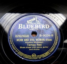 1502/ TAMPA RED-Blues Singer-Mean and evil woman blues-my monkey-78rpm Schellack