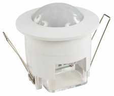 Bewegungsmelder 360° 6m 10 - 1200 W Decken Einbau Infrarot Unterputz Weiss 230V