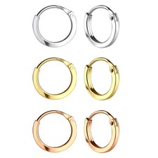 O&S Kleine Creolen Sterling