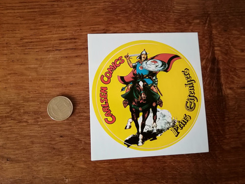 Carlsen comics werbe sticker - comics,