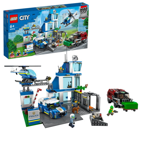 Lego city 60316 polizeistation - city,