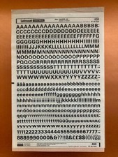 LETRASET  400  UNIVERS 65 --