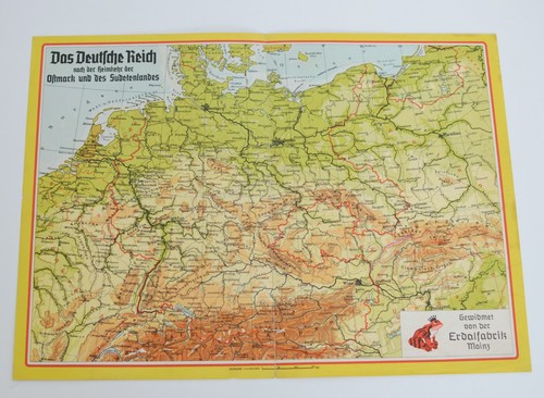 Original karte deutsches - karte, reich