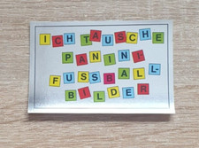 Panini Fussball 86 Fan Sticker Tausch Glitzer Wappen Foil Bundesliga 1986