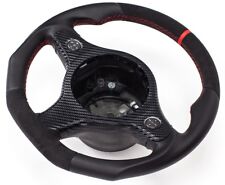 Tuning Abgeflacht Alcantara Lederlenkrad für ALFA ROMEO 159 Blende Multi 