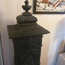 Antiker Jugendstil Ofen Etagenofen Gussofen Kolonnenofen 19.Jahrh."Eich"