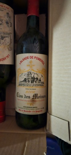 Wein rot bordeaux - wein, lalande