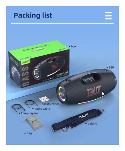 Zealot s89 bluetooth - zealot,