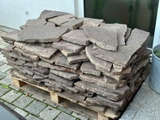 Bruchsteinplatten Polygonal, Rot-Braun, sehr guter Zustand, direkt verarbeitbar