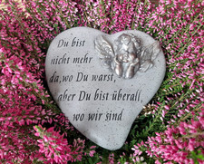 Grabschmuck Trauer Engel Herz