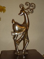 Dekofigur  Metall  Hirsch oder