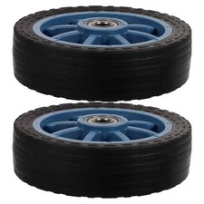  2 Pcs Rollstuhl-vorderräder Trolley Ersatzrollen Ersatzräder Rollstuhlräder