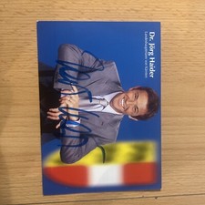 Jörg Haider autogramm