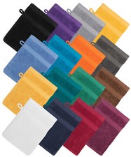Waschhandschuhe Waschlappen 10er Set Seiftuch Seiflappen Baumwolle 15x21 cm 600g