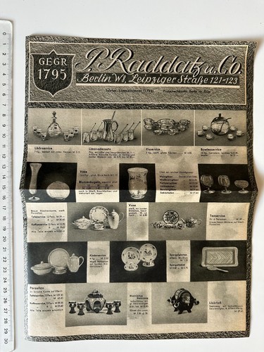 Katalog werbung 1932 - katalog,