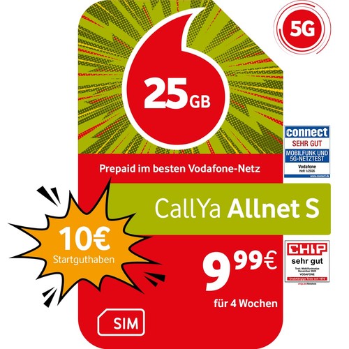 Vodafone prepaid callya 25 - vodafone, s