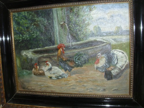 ölgemälde leinwand signiert - leinwand,