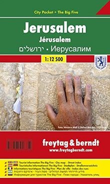 Jerusalem stadtplan 12 500 - jerusalem,, 1:12.500