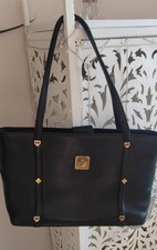 MCM Handtasche Shopper schwarz