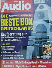 AUDIO 8/98,PHYSIC AP 1,MARANTZ DR 700,MISSION 773,KRELL FPB 350 M,MERIDIAN 508.2