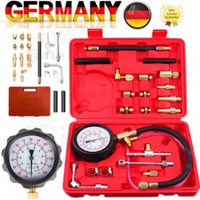 KFZ Benzindruck Prüfer Drucktester Kraftstoffdruck Werkzeug Satz 0-10 Bar 140Psi