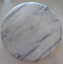 Marmor Drehscheibe Servierplatte Kugelgelagert Gravur Möglich