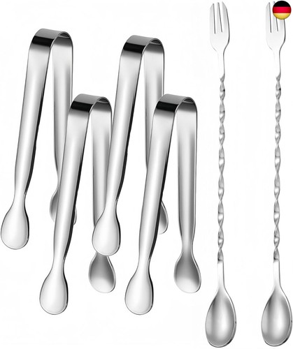 Zuckerzange set 4pcs - set, 304