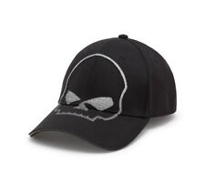 Harley-Davidson Cap Willie G Skull Reflective, Schwarz, Baumwolle, Gr. S-L